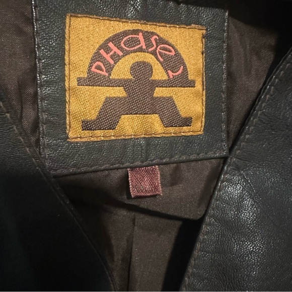 Phase 2 Men Genuine Leather Brown Vest. very good condition - Picture 8 of 10